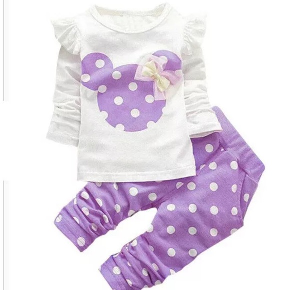 NWT Minnie Mouse 2PC outfit - Picture 3 of 8